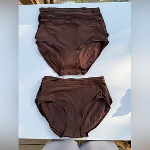 Quince Chocolate Brown Second Skin Briefs Pack of 6